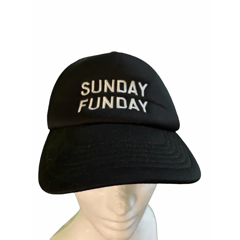 rue21 Sunday Funday Black White Minnie Mouse Snapback Baseball Cap Hat